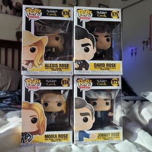 Schitt$ Creek Funko Pops (4)